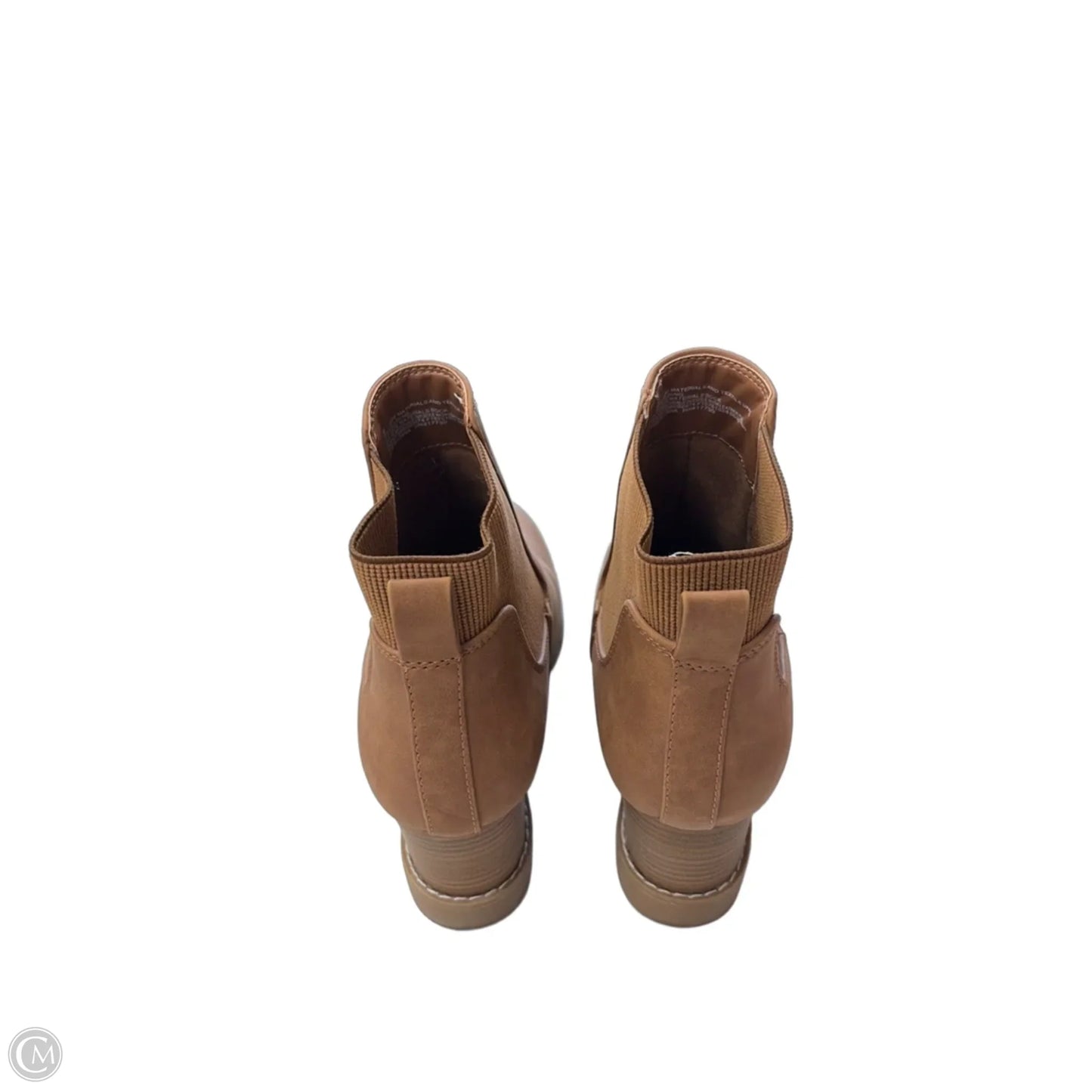 Boots Ankle Heels By Universal Thread In Brown, Size: 9