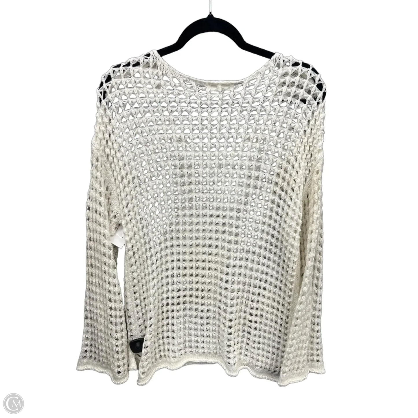 Sweater By Blu Pepper In White, Size: S