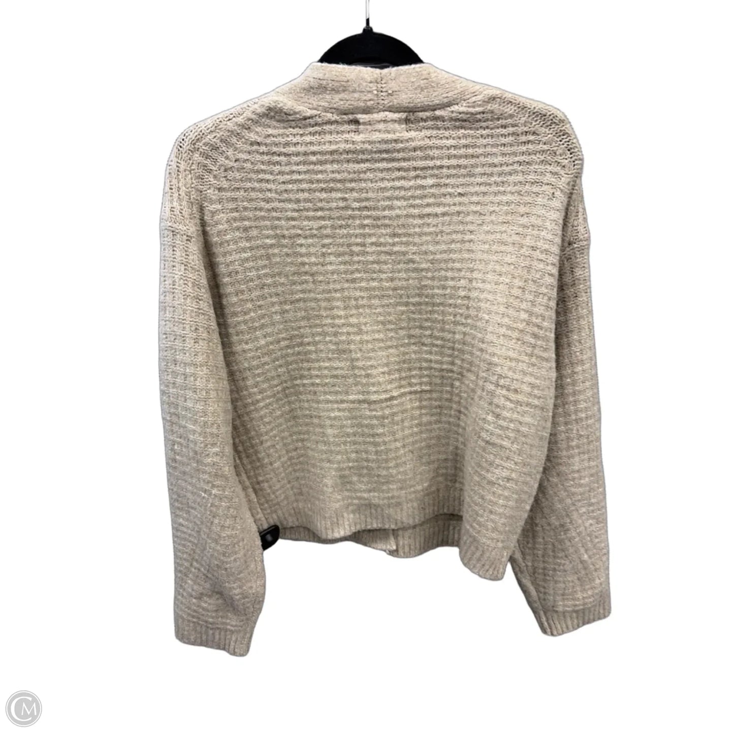 Sweater Cardigan By Universal Thread In Tan, Size: M