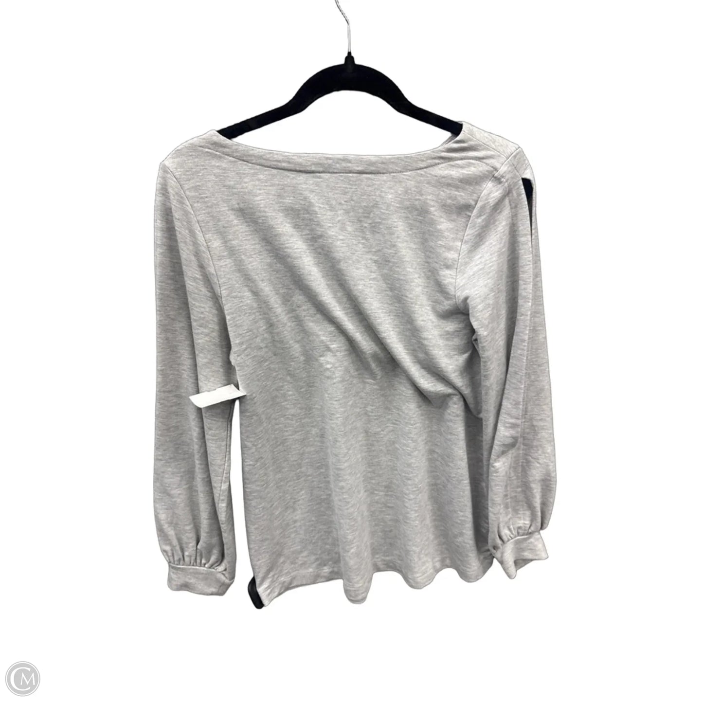 Top Long Sleeve By Time And Tru In Grey, Size: M