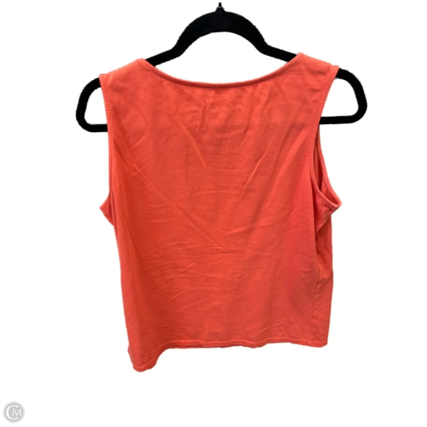 Top Sleeveless By Coldwater Creek In Orange, Size: L