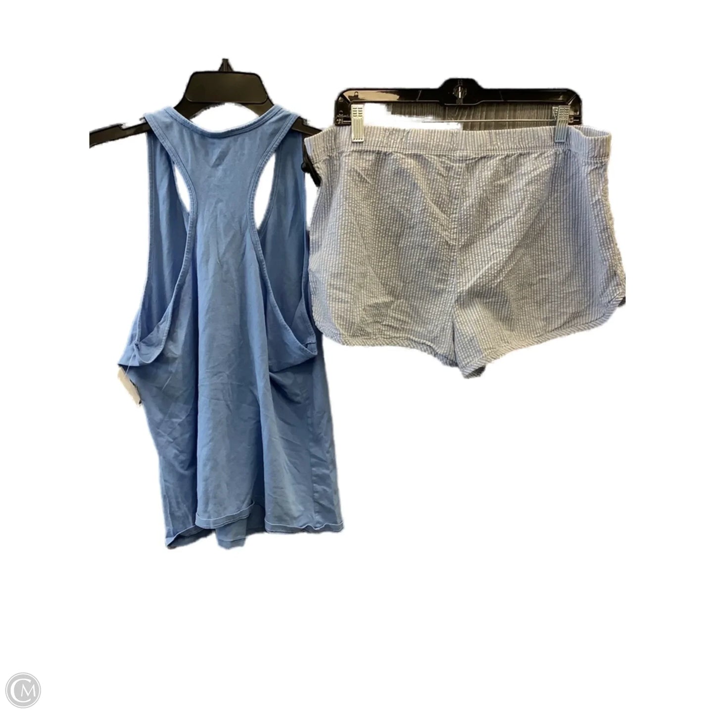 Pajamas 2pc By Calvin Klein In Blue, Size: Xl