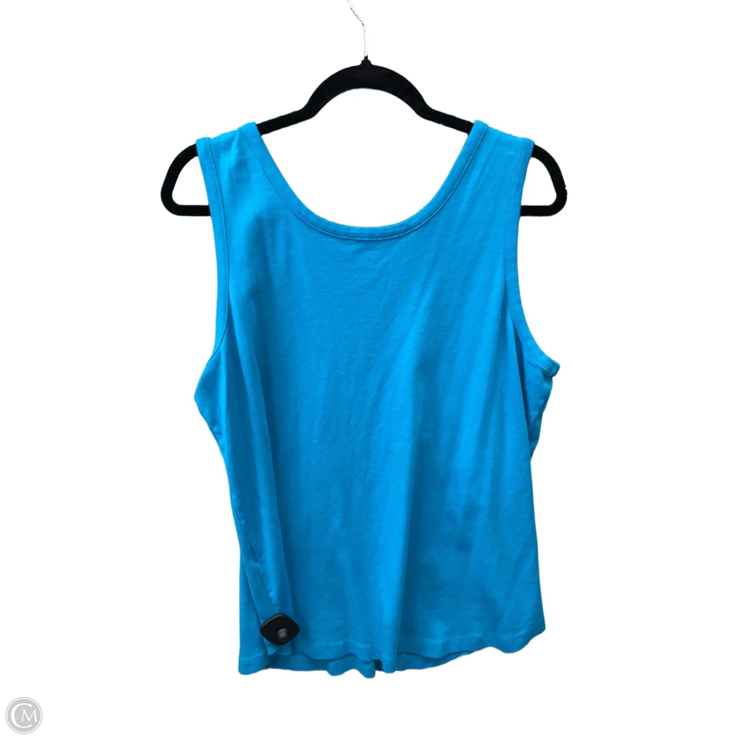 Top Sleeveless By Cj Banks In Blue, Size: 1x