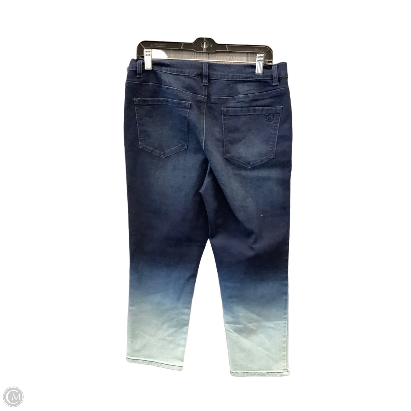 Jeans Cropped By Diane Gilman In Blue Denim, Size: 12