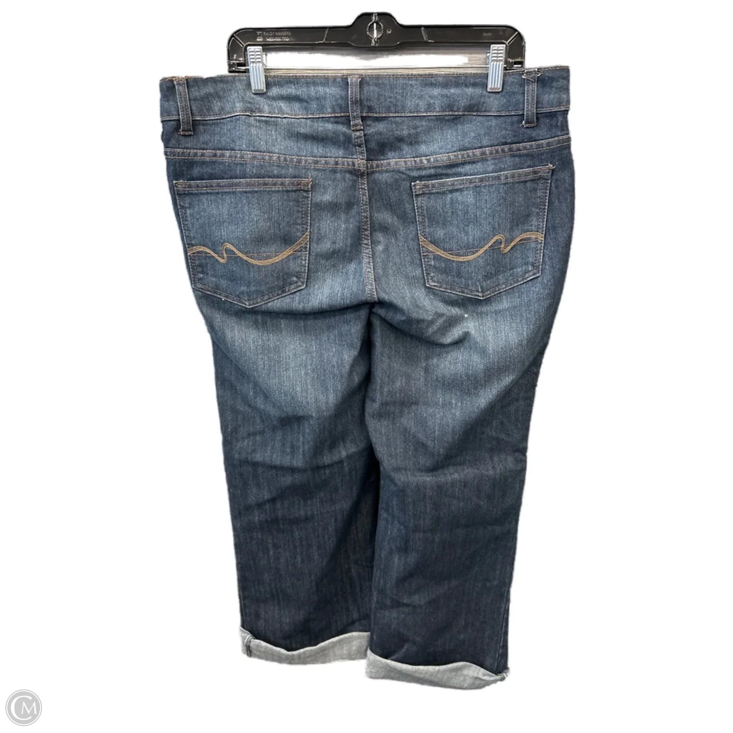 Jeans Boot Cut By Faded Glory In Blue Denim, Size: 16