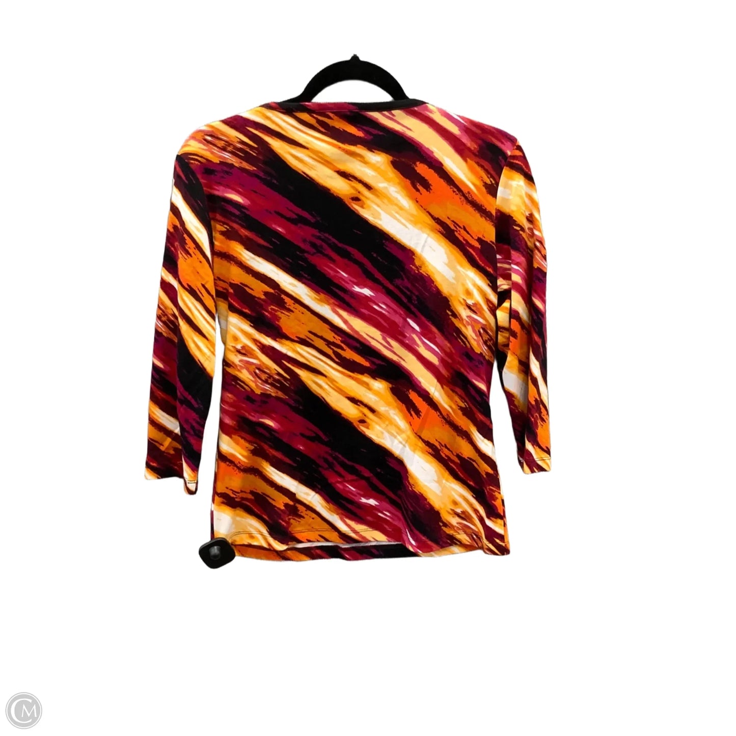 Top Long Sleeve By Anne Klein In Multi-colored, Size: Lp