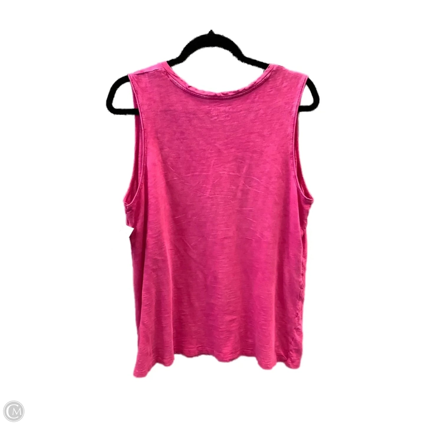 Top Sleeveless By Time And Tru In Pink, Size: Xl