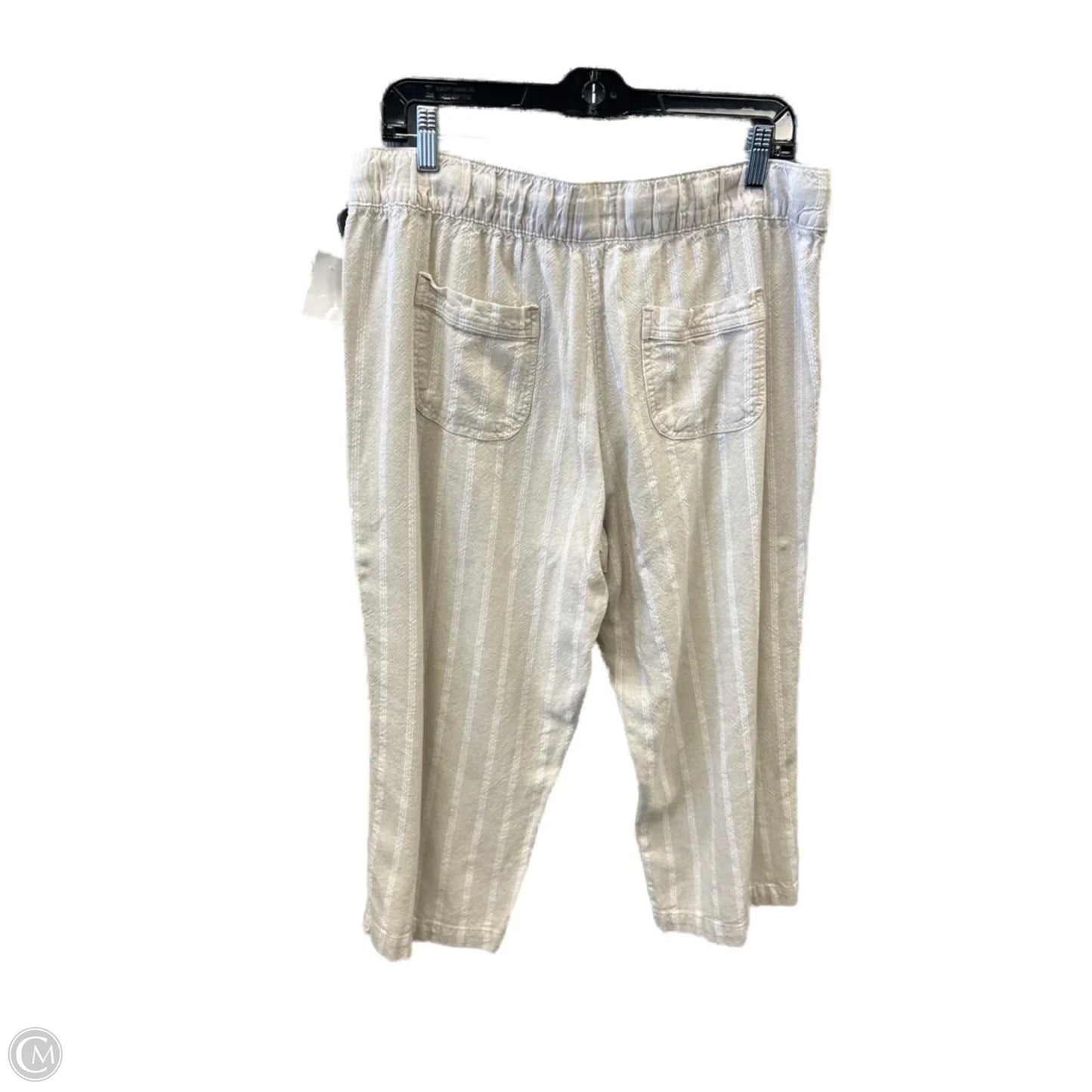 Capris By Cme In Beige, Size: 12