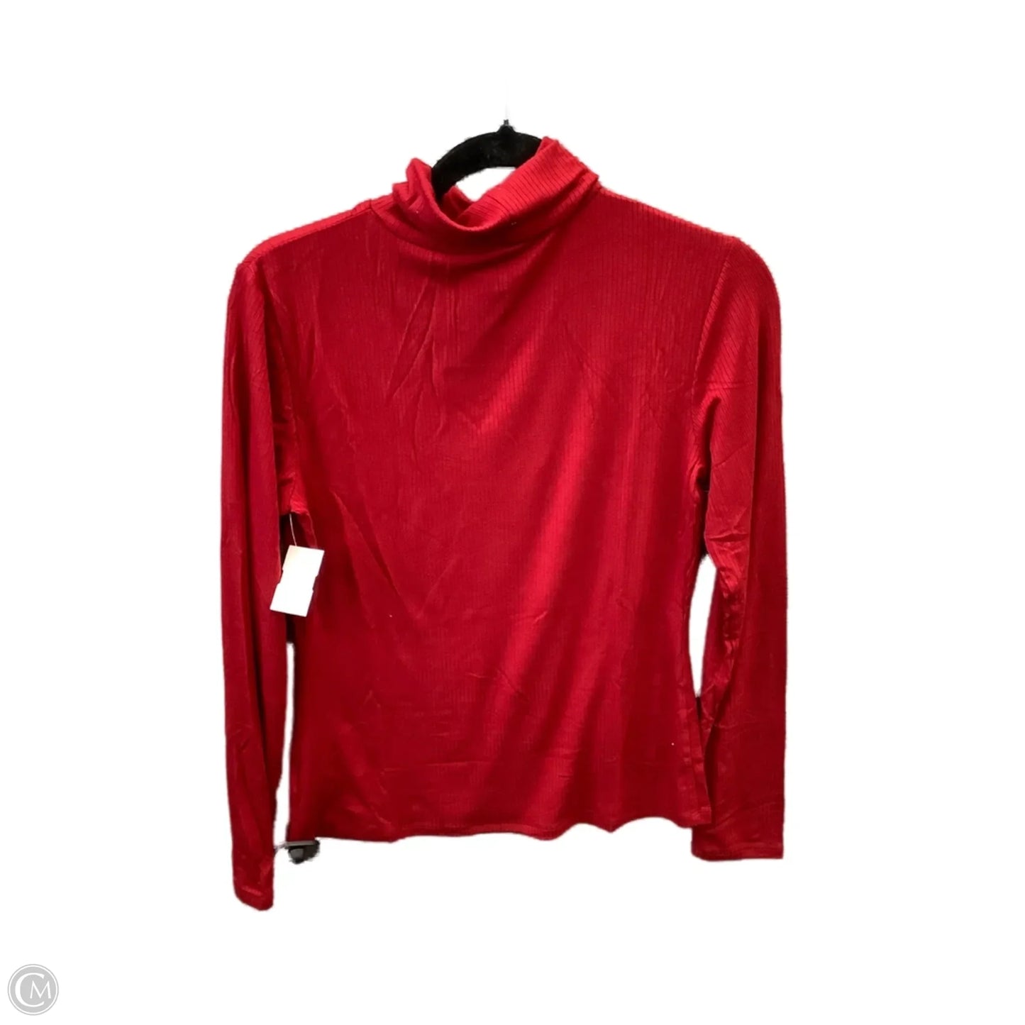 Top Long Sleeve By Simply Vera In Red, Size: M