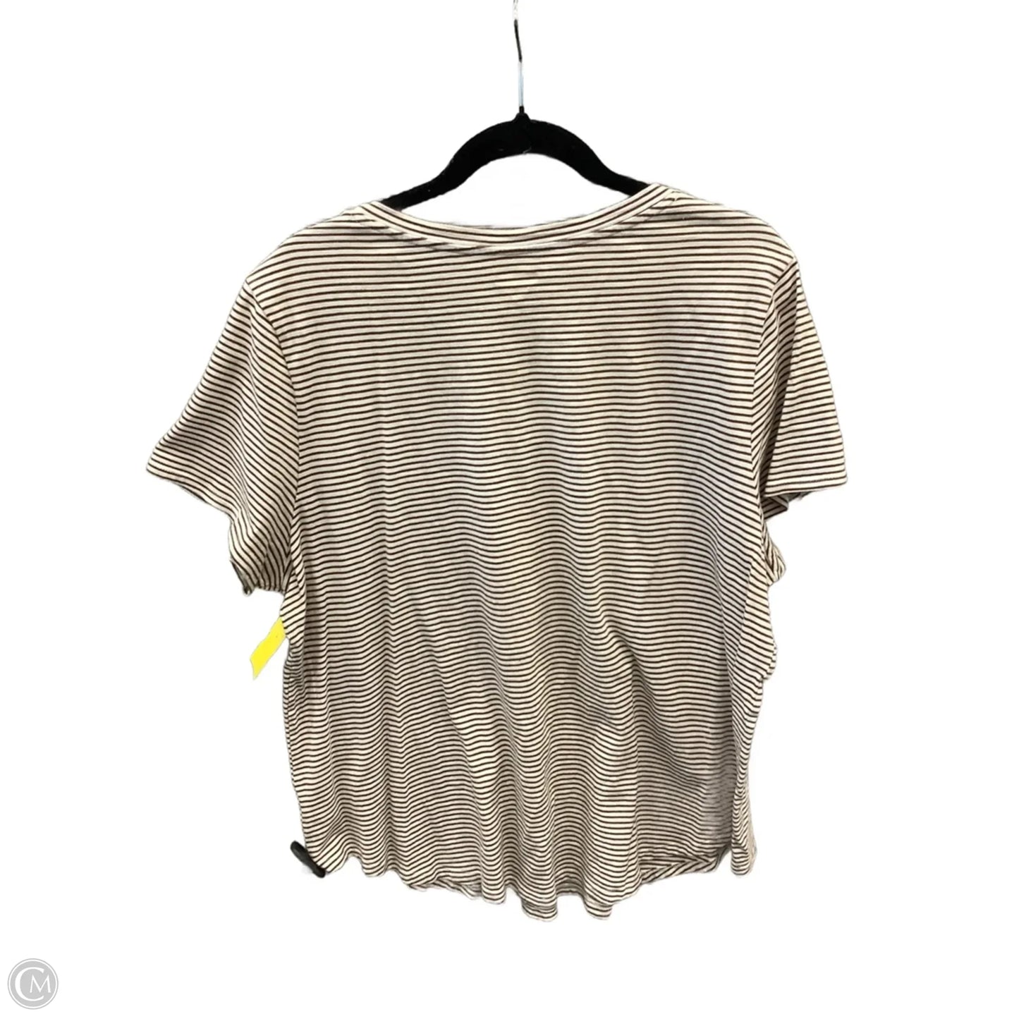Top Short Sleeve By Old Navy In Brown, Size: Xxl