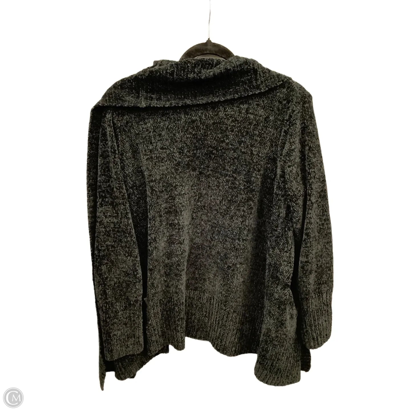 Sweater Cardigan By Orvis In Black, Size: L