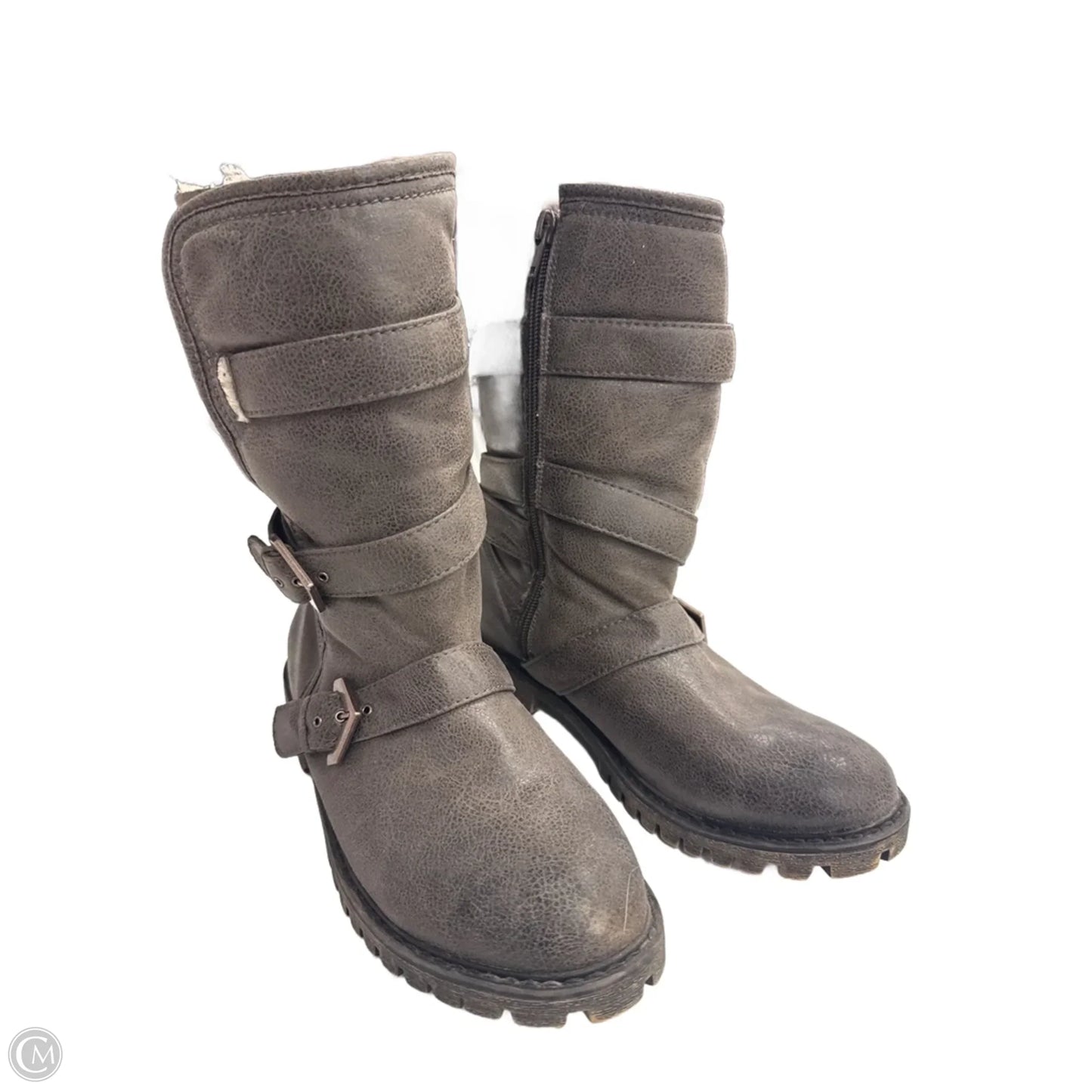 Boots Ankle Flats By Roxy In Brown, Size: 8.5