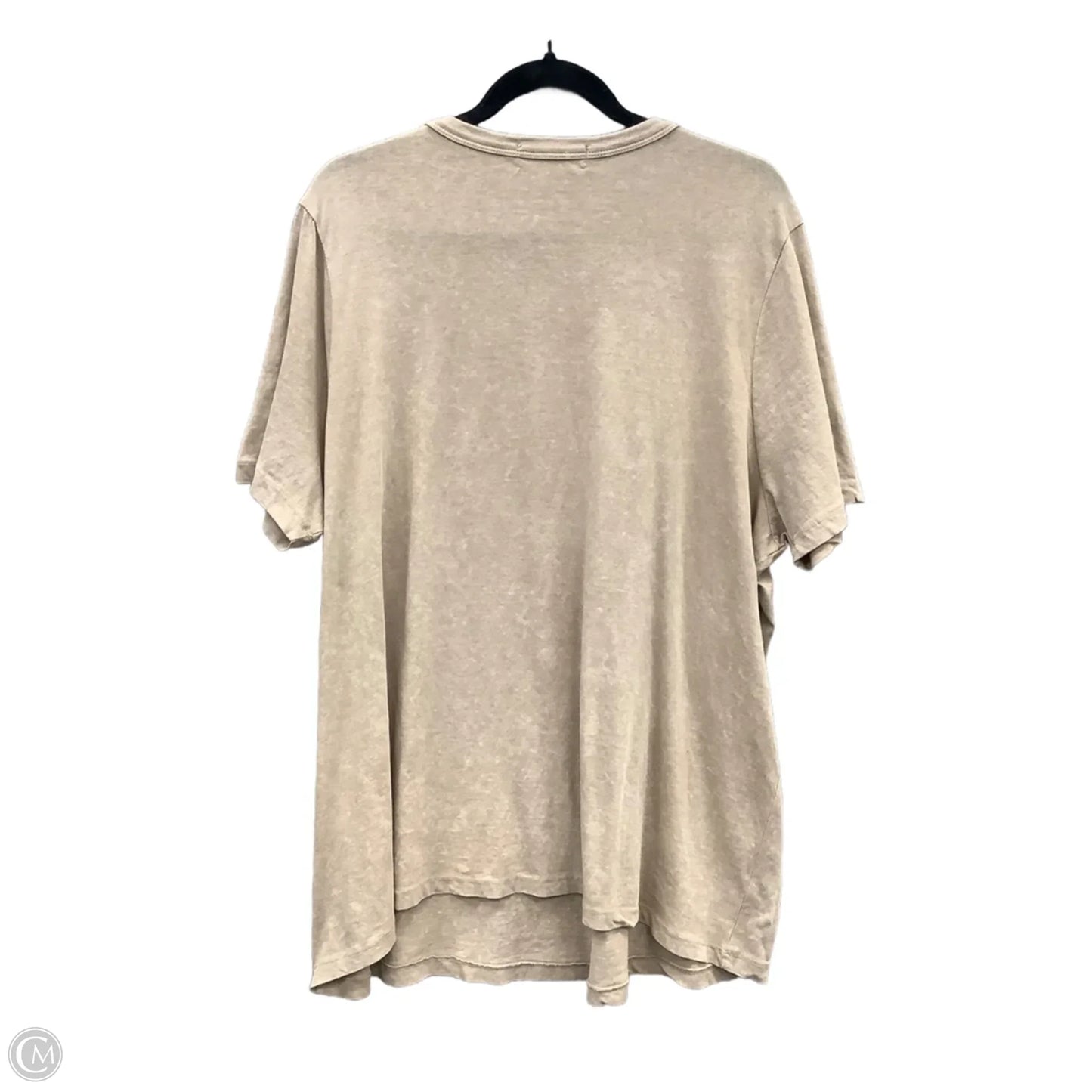 Top Short Sleeve By Clothes Mentor In Brown, Size: 2x