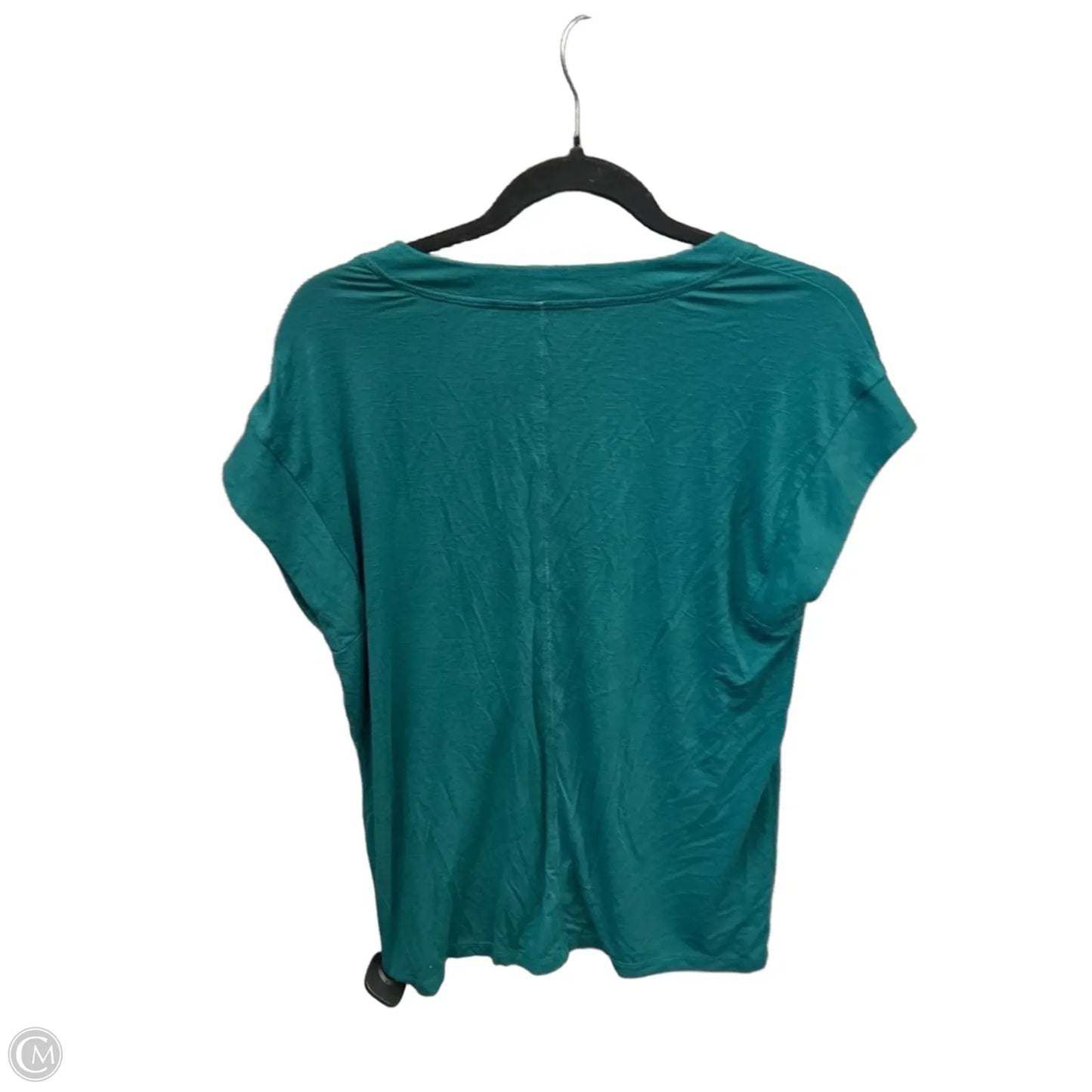 Top Short Sleeve Basic By White House Black Market In Green, Size: S