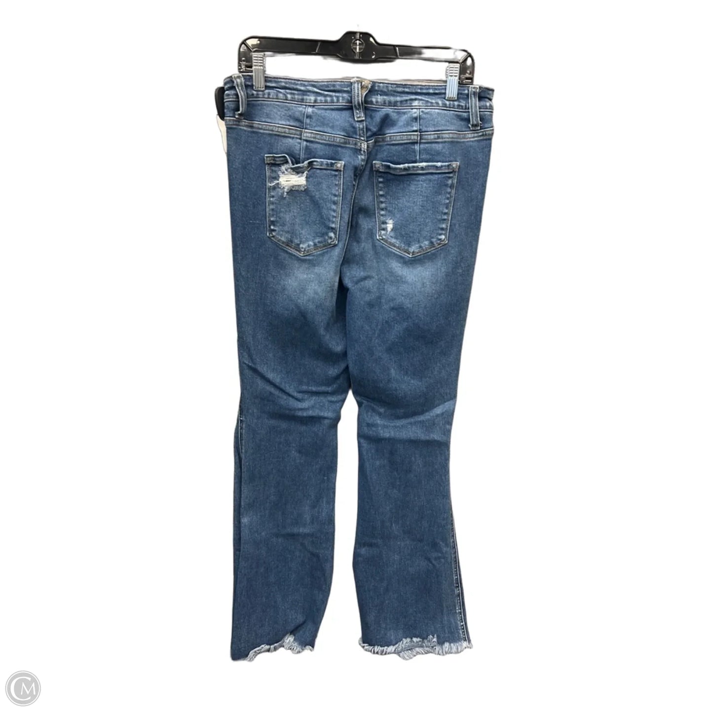 Jeans Flared By Flying Monkey In Blue Denim, Size: 12