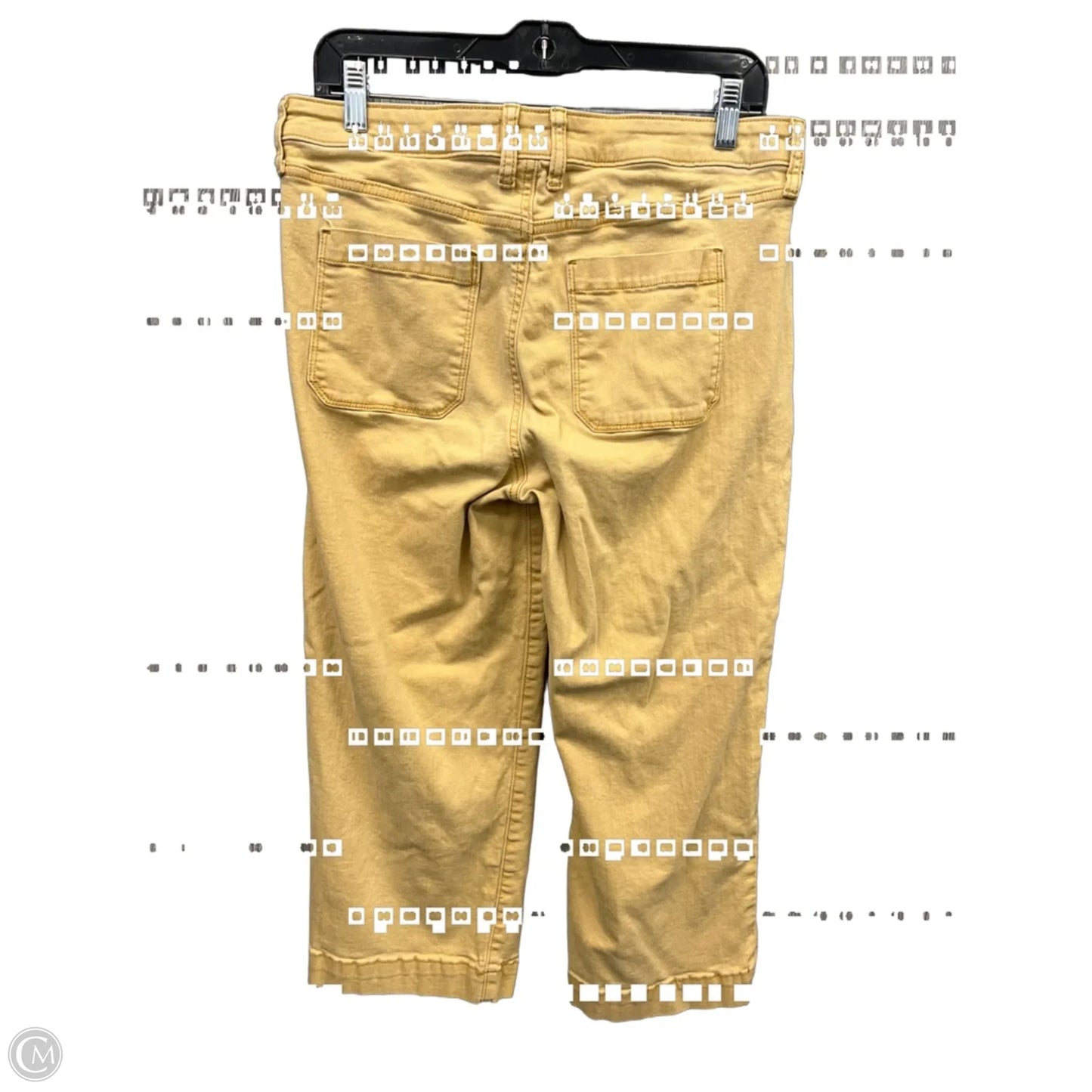 Pants Cropped By Sonoma In Yellow, Size: 12