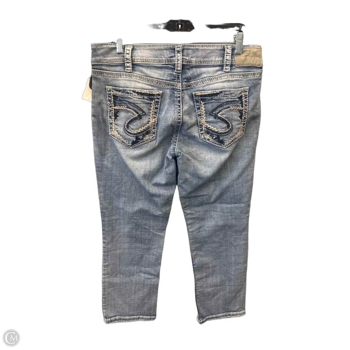 Capris By Silver In Blue Denim, Size: 14