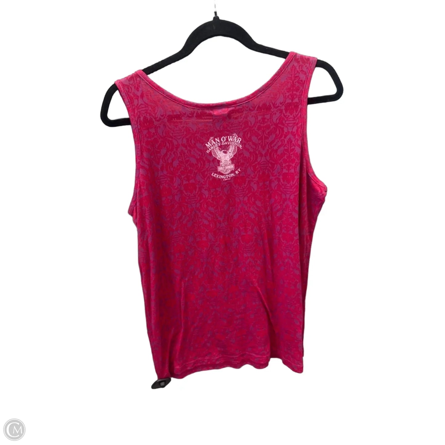 Top Sleeveless By Harley Davidson In Pink, Size: Xl