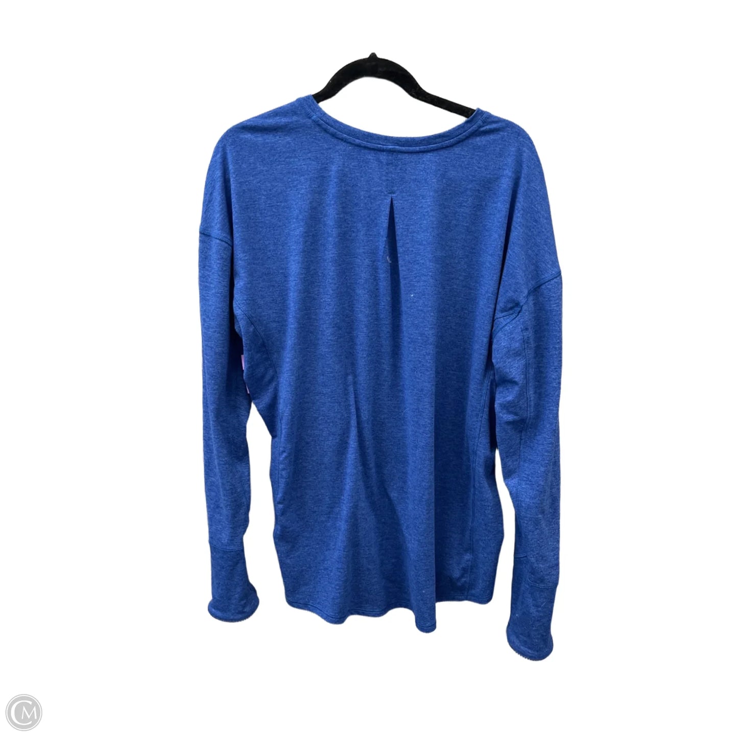 Athletic Top Long Sleeve Crewneck By Avia In Blue, Size: 3x