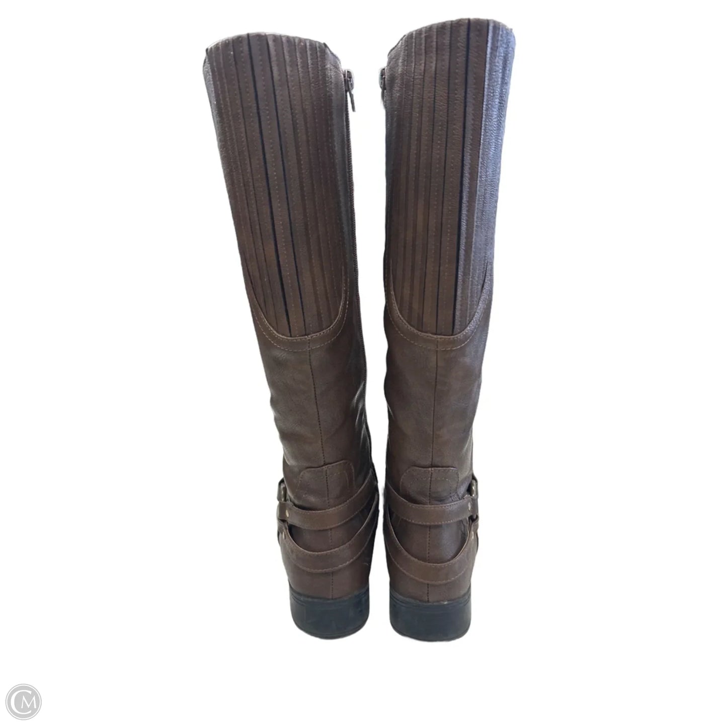 Boots Knee Flats By Life Stride In Brown, Size: 9.5