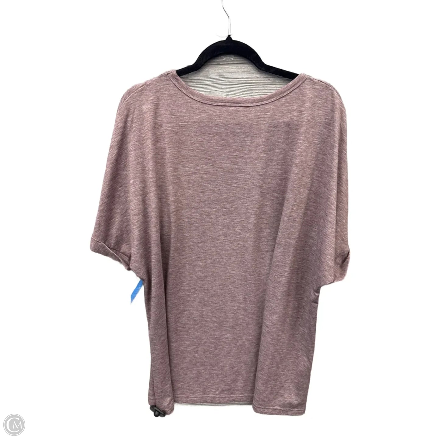 Top Short Sleeve By Cmf In Mauve, Size: 2x