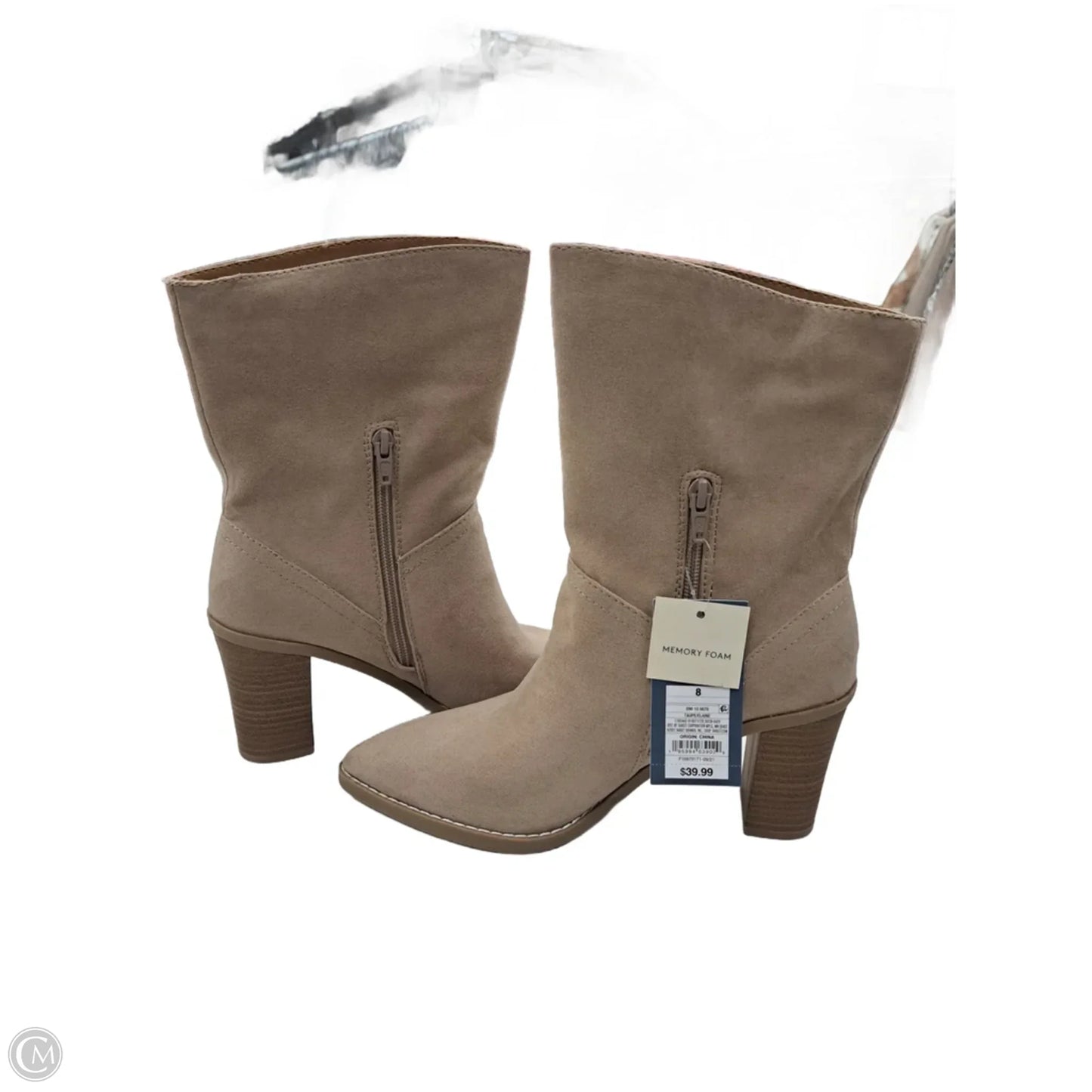 Boots Mid-calf Heels By Universal Thread In Brown, Size: 8