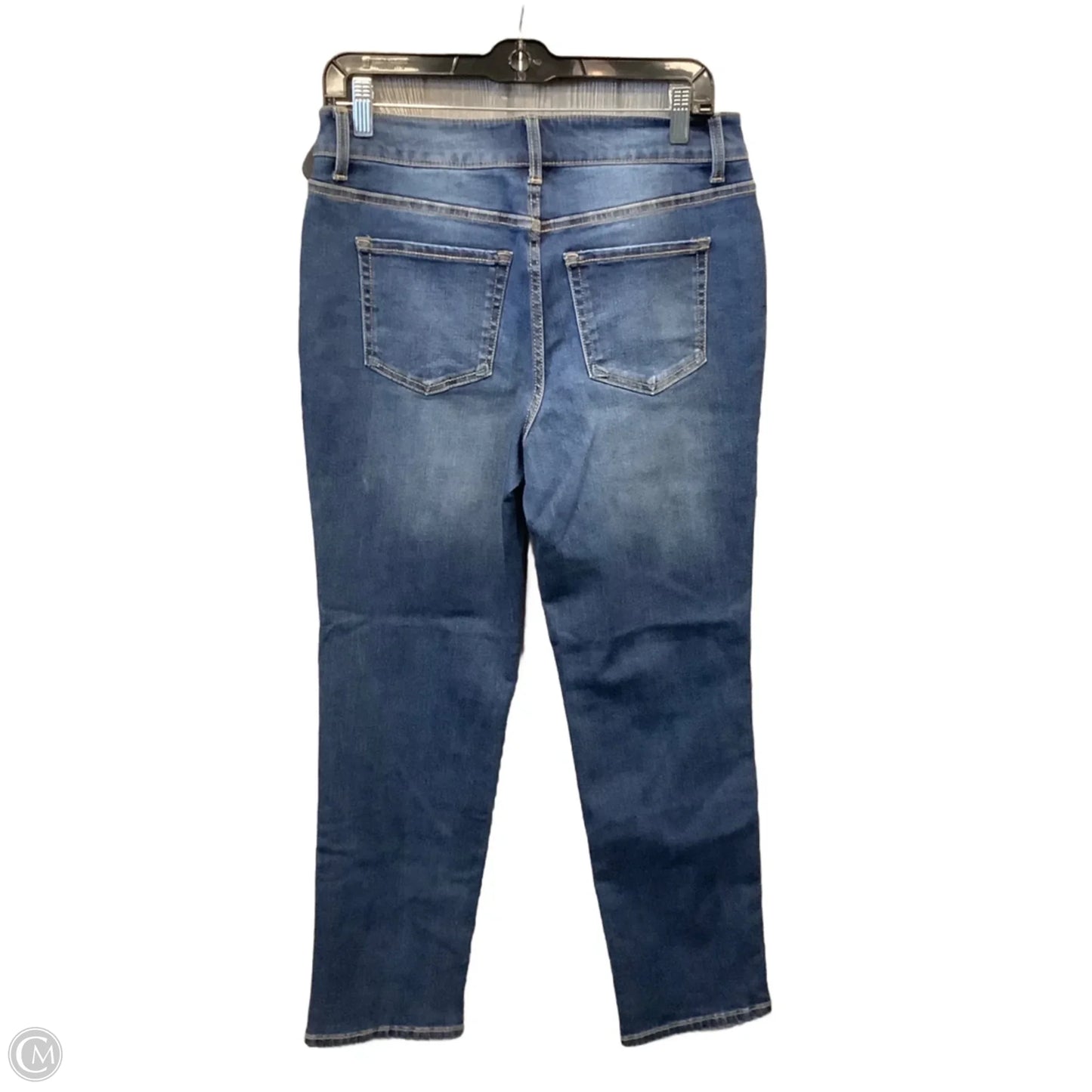 Jeans Straight By Time And Tru In Blue Denim, Size: 8