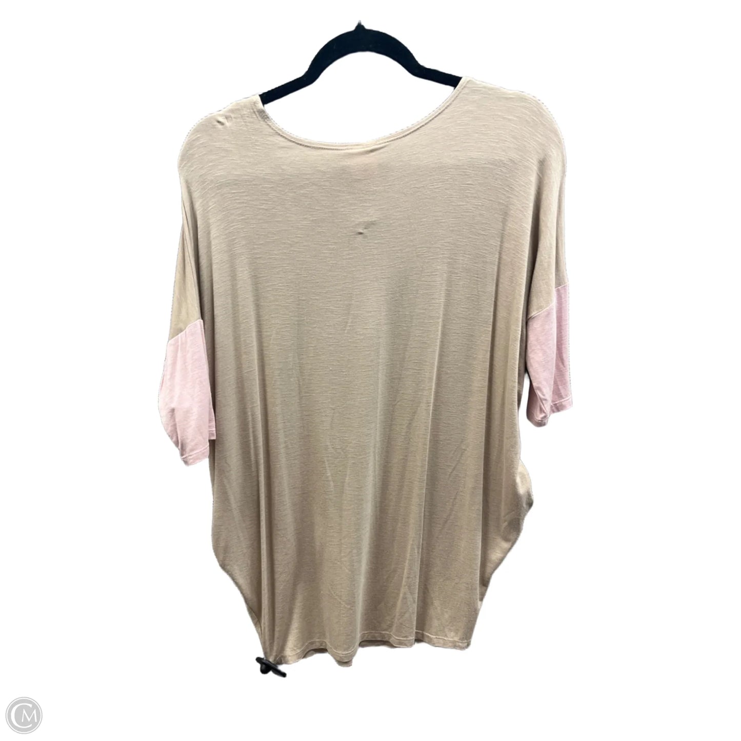 Top 3/4 Sleeve By Agnes & Dora In Brown, Size: S