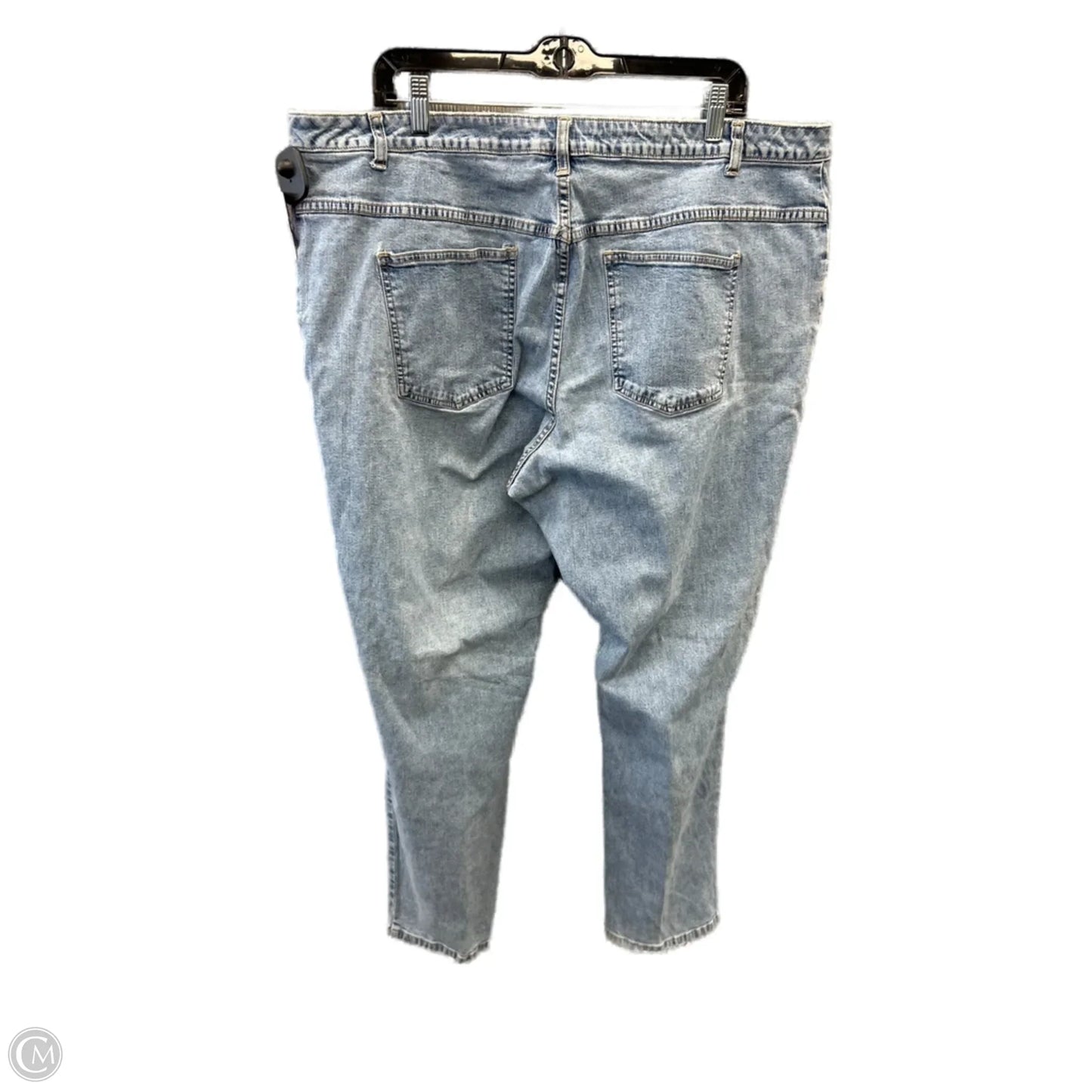 Jeans Straight By Cj Banks In Blue Denim, Size: 22