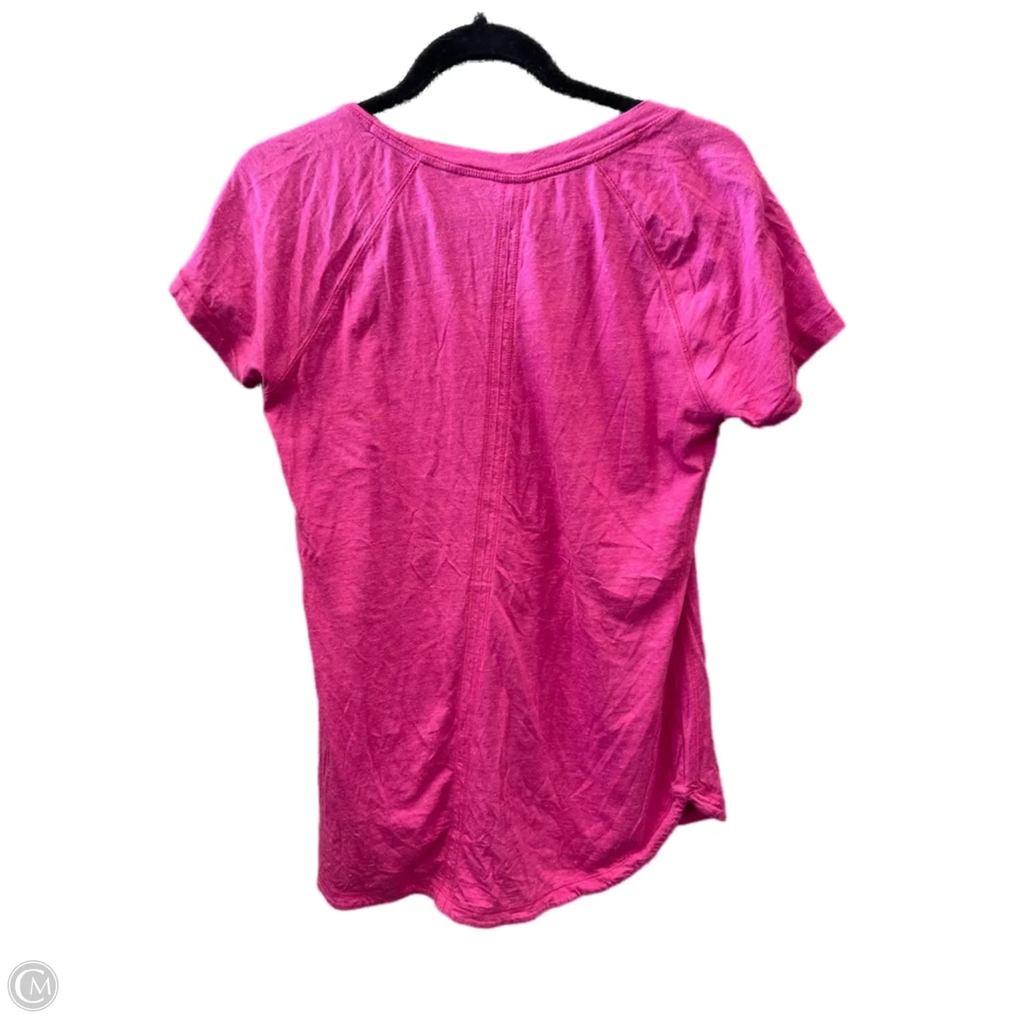 Athletic Top Short Sleeve By Calia In Pink, Size: L