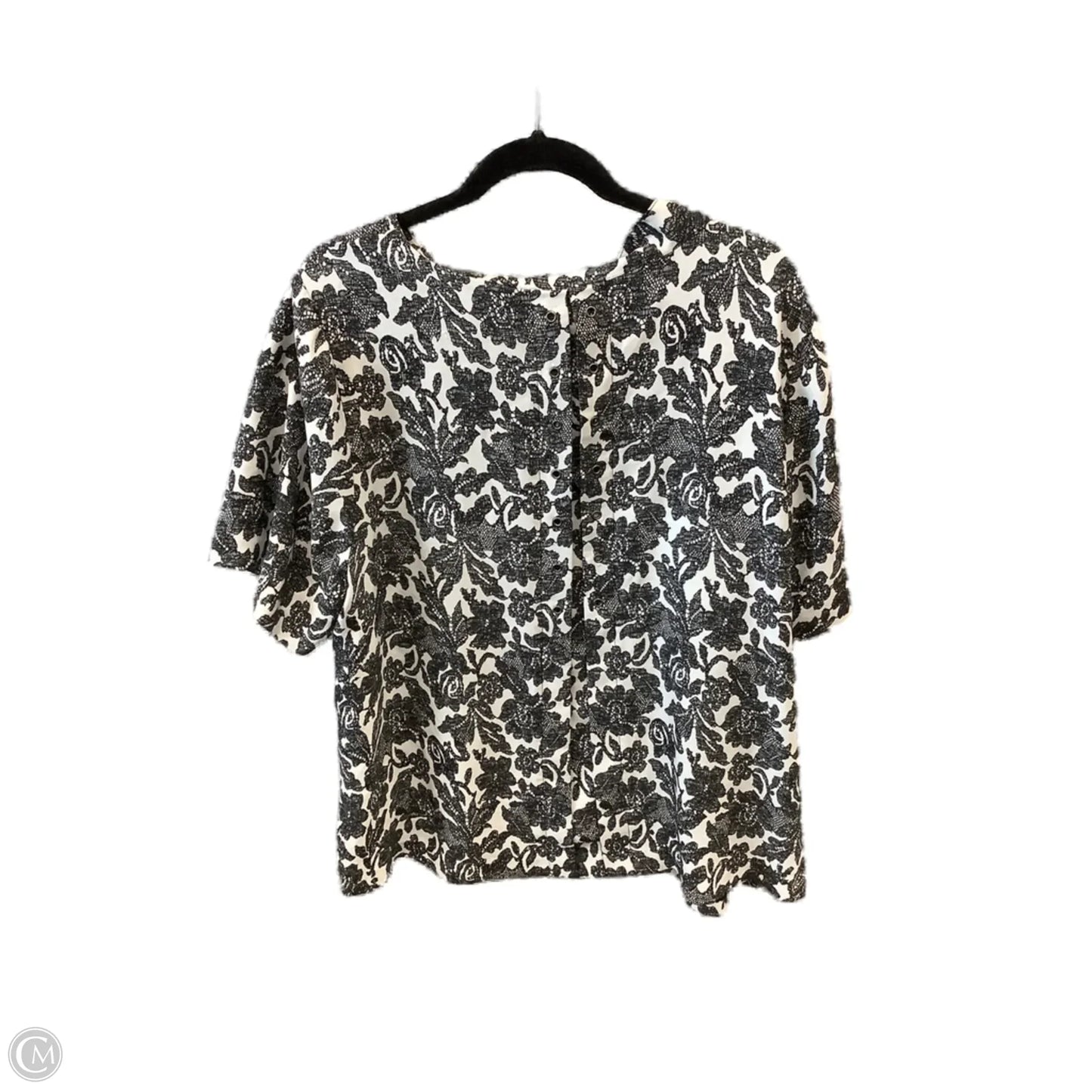 Top Short Sleeve By Lane Bryant In Floral Print, Size: 3x