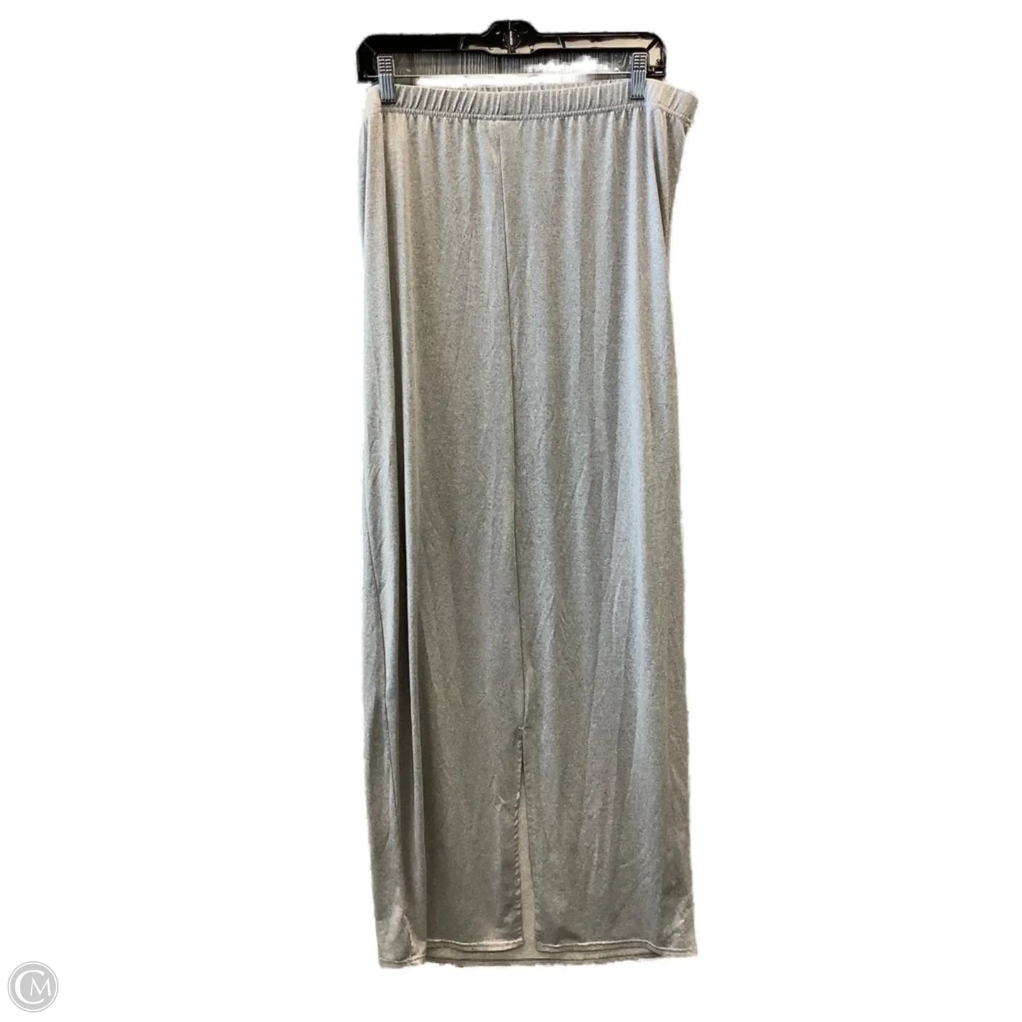 Skirt Maxi By Clothes Mentor In Grey, Size: 2x