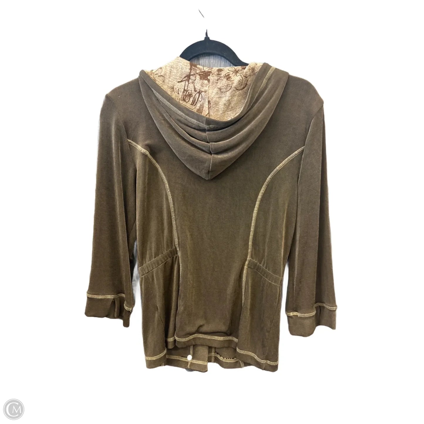 Top Long Sleeve By Coldwater Creek In Brown, Size: Xs