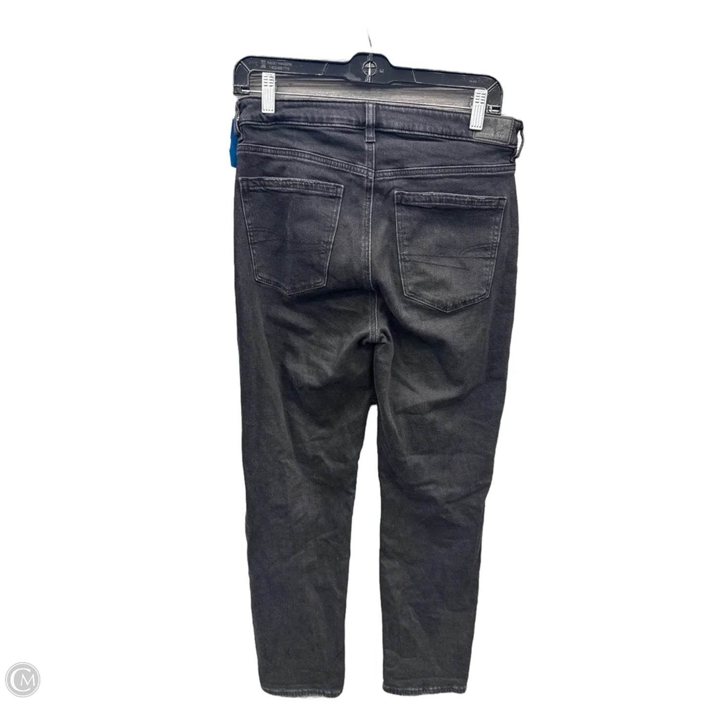 Jeans Skinny By American Eagle In Black, Size: 6