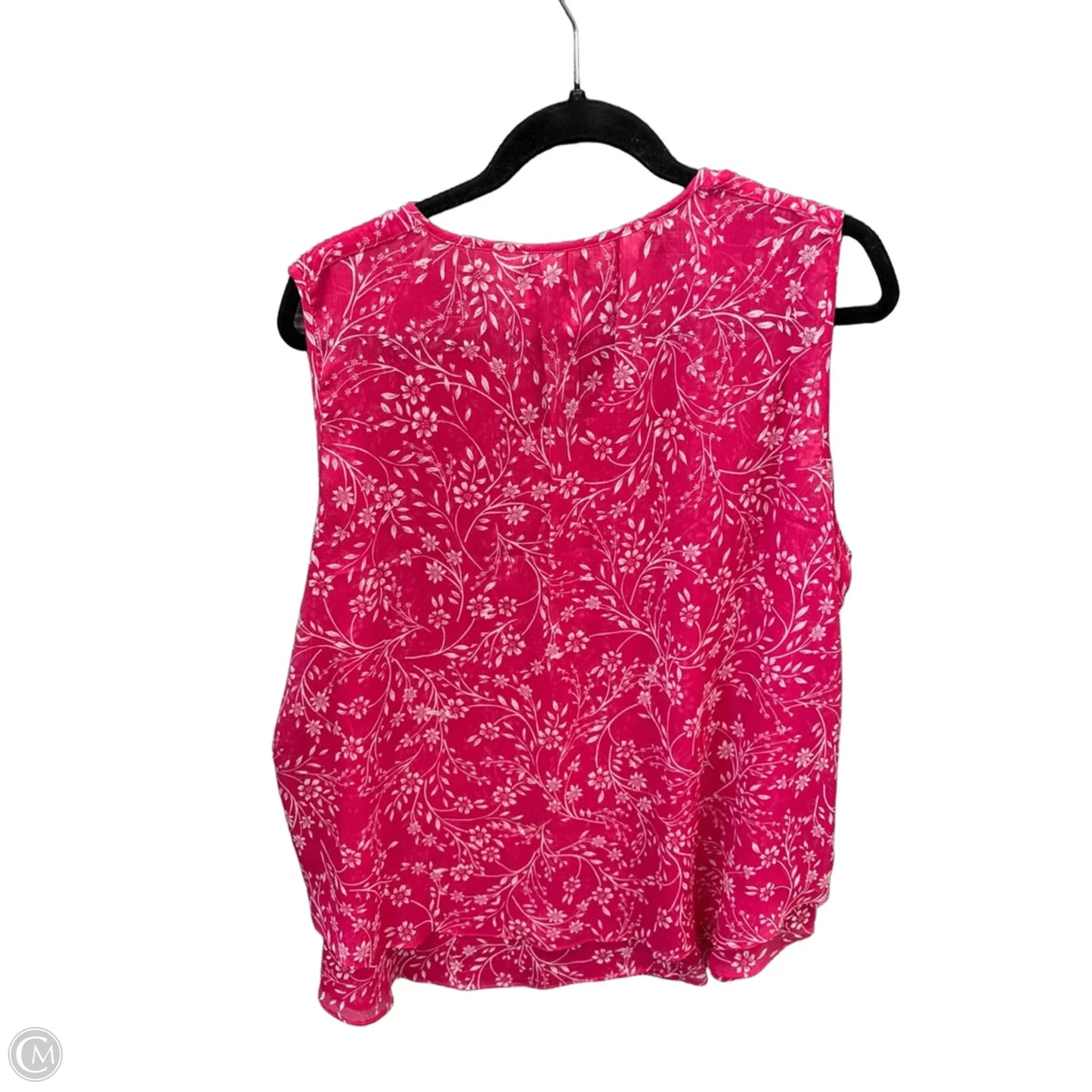 Top Sleeveless By Clothes Mentor In Pink, Size: Xl