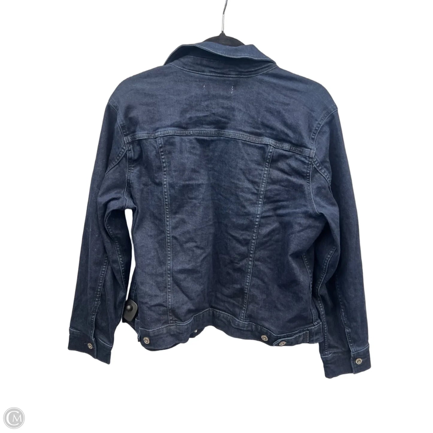 Jacket Denim By Liz Claiborne In Blue Denim, Size: Xl
