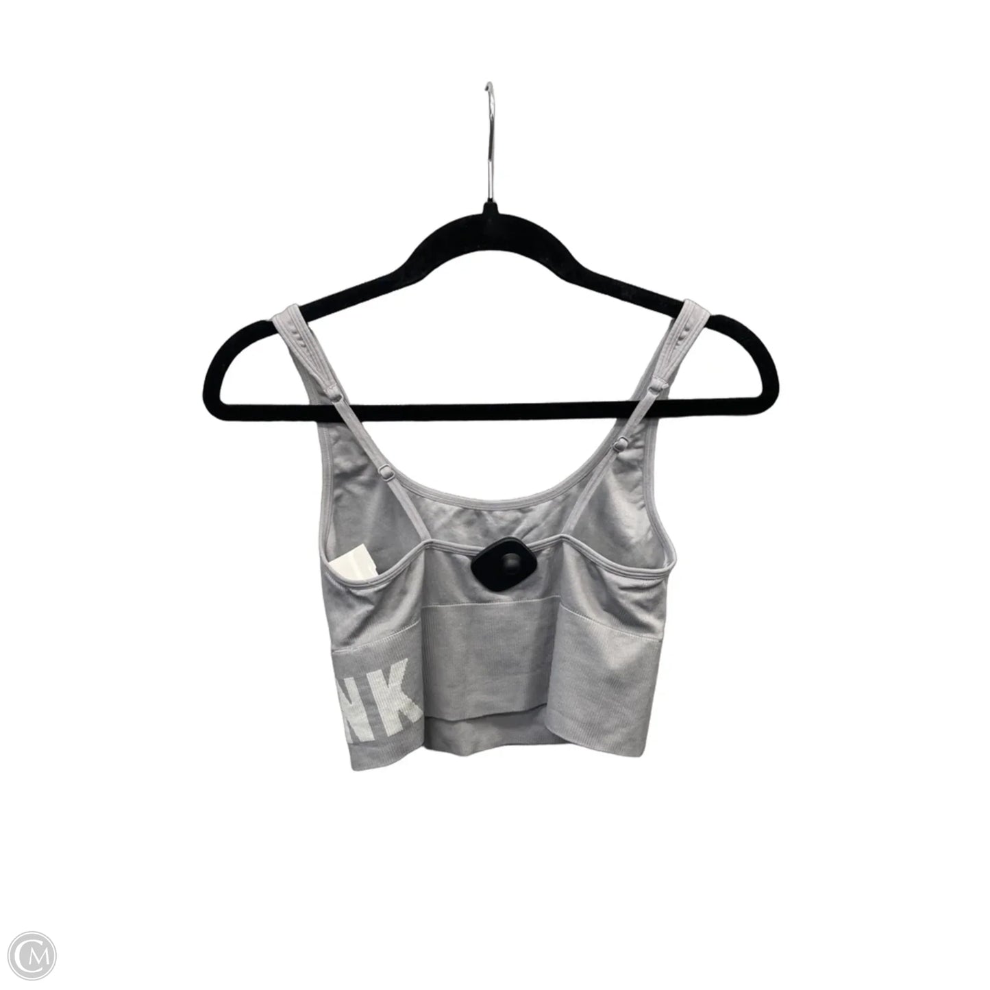 Athletic Bra By Pink In Grey, Size: M