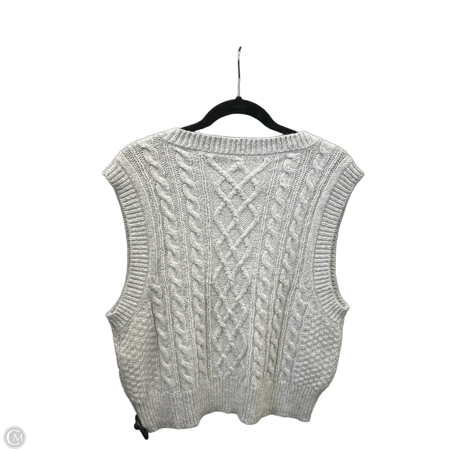 Vest Sweater By Aerie In Grey, Size: Xl