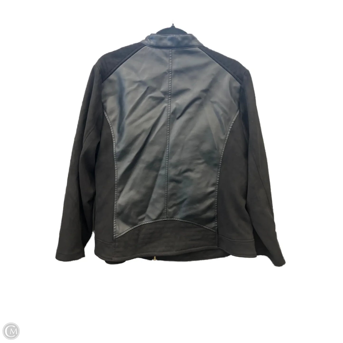 Jacket Leather By Marc New York In Black, Size: 2x