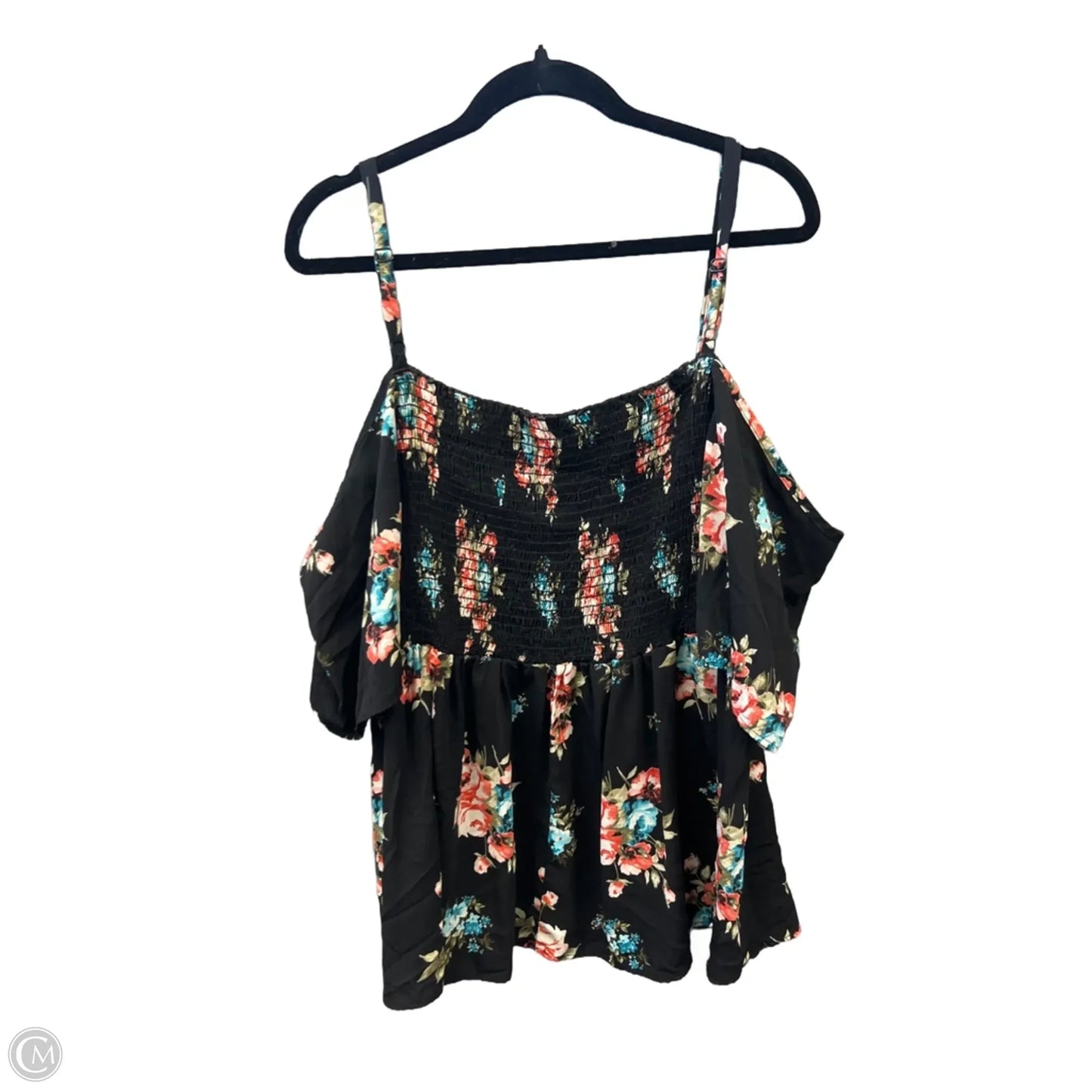 Top Short Sleeve By Torrid In Floral Print, Size: 2x
