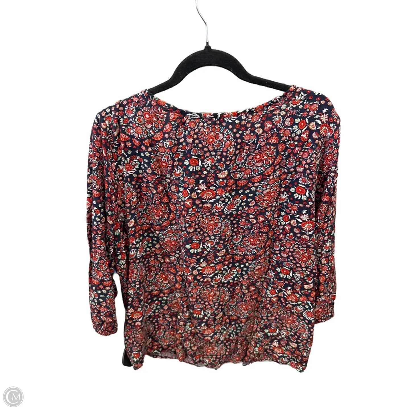 Top 3/4 Sleeve By Sonoma In Red, Size: Xxl