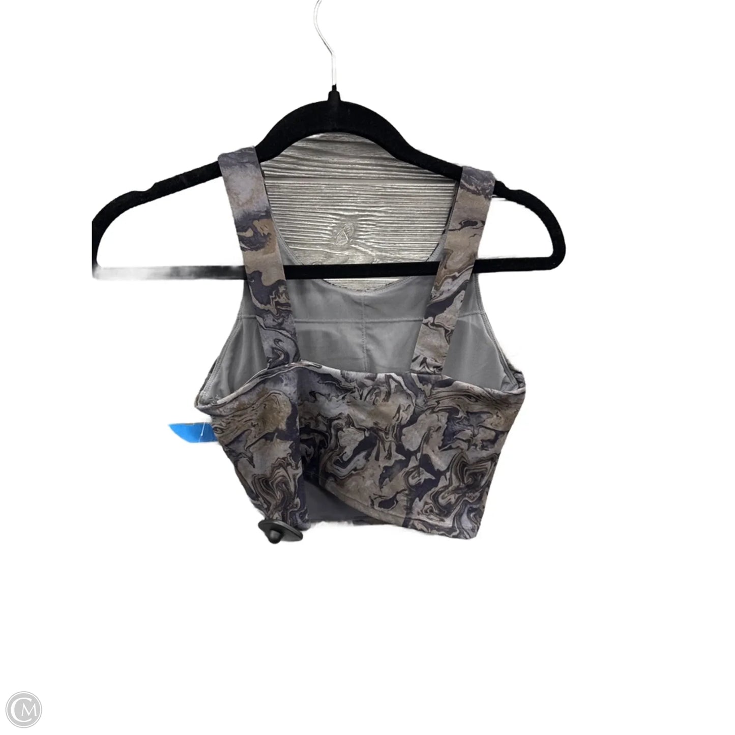 Athletic Bra By Mono B In Grey, Size: M