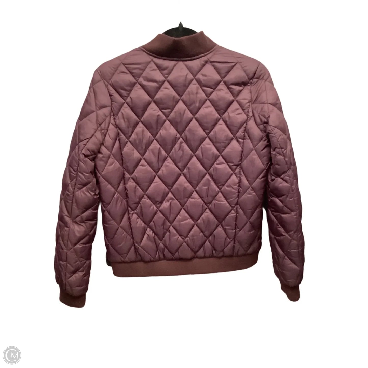 Jacket Puffer & Quilted By Ana In Purple, Size: S