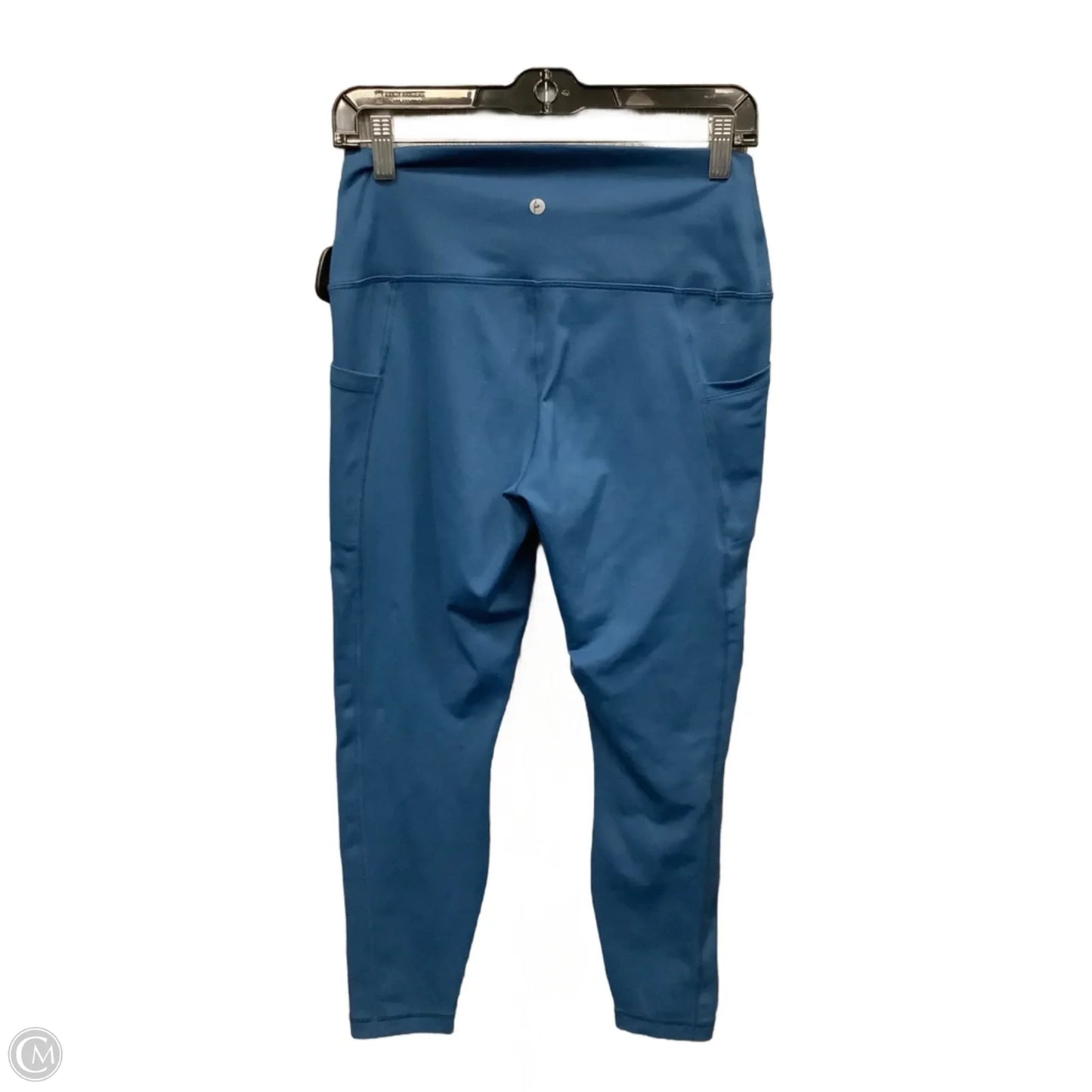 Athletic Leggings Capris By 90 Degrees By Reflex In Blue, Size: L