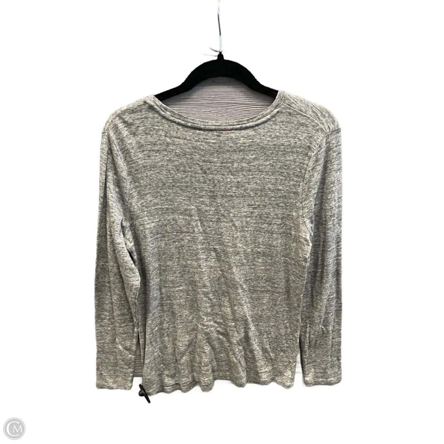 Top Long Sleeve Basic By A New Day In Grey, Size: Xxl