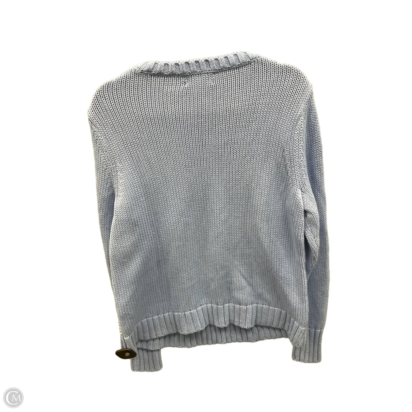 Sweater By Lands End In Blue, Size: Lp