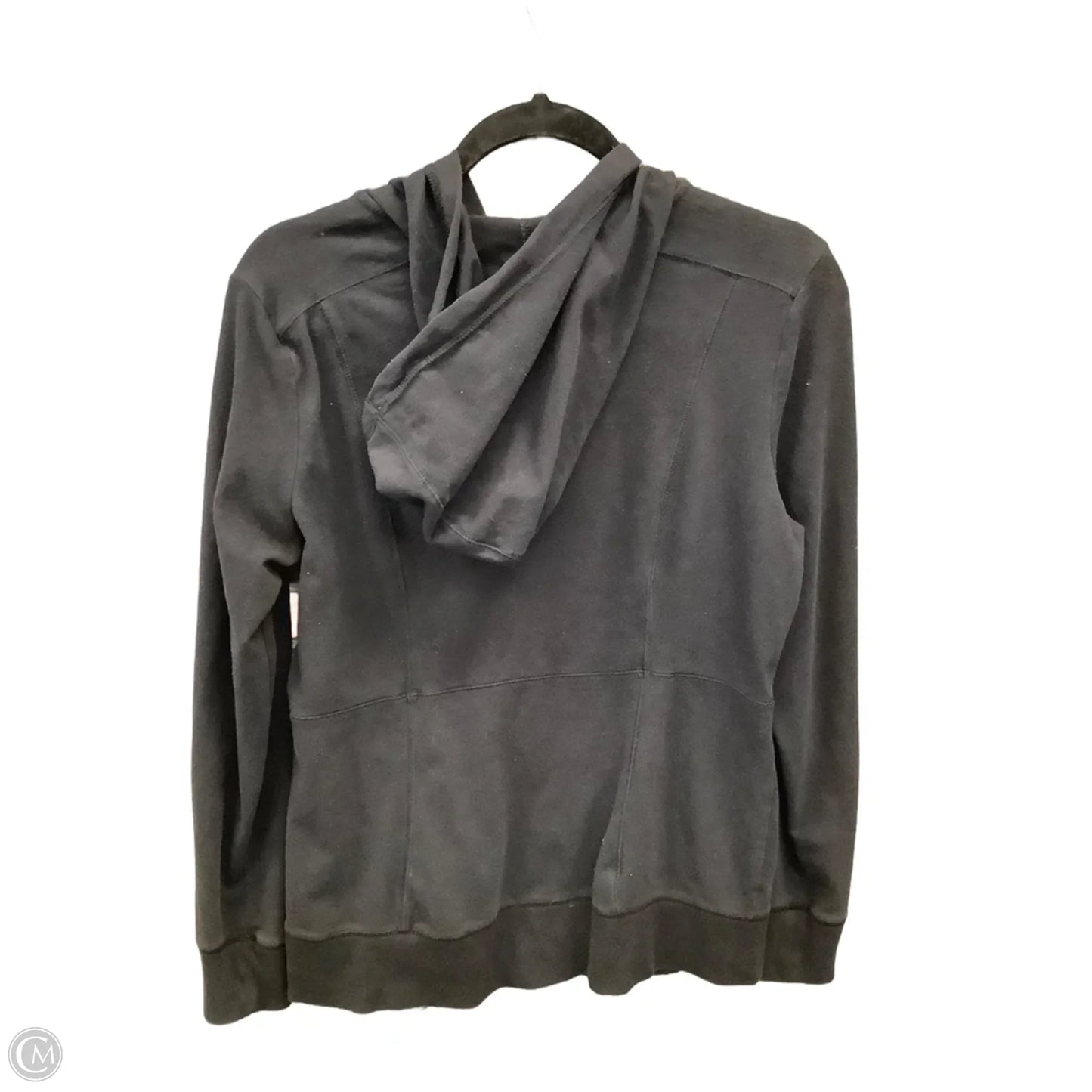 Athletic Top Long Sleeve Hoodie By Tek Gear In Black, Size: M