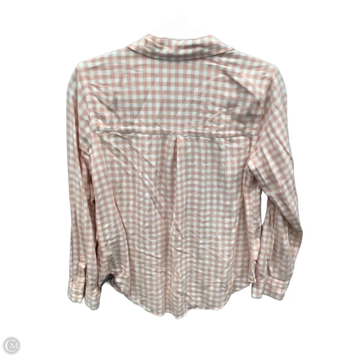 Top Long Sleeve By Time And Tru In Pink, Size: M