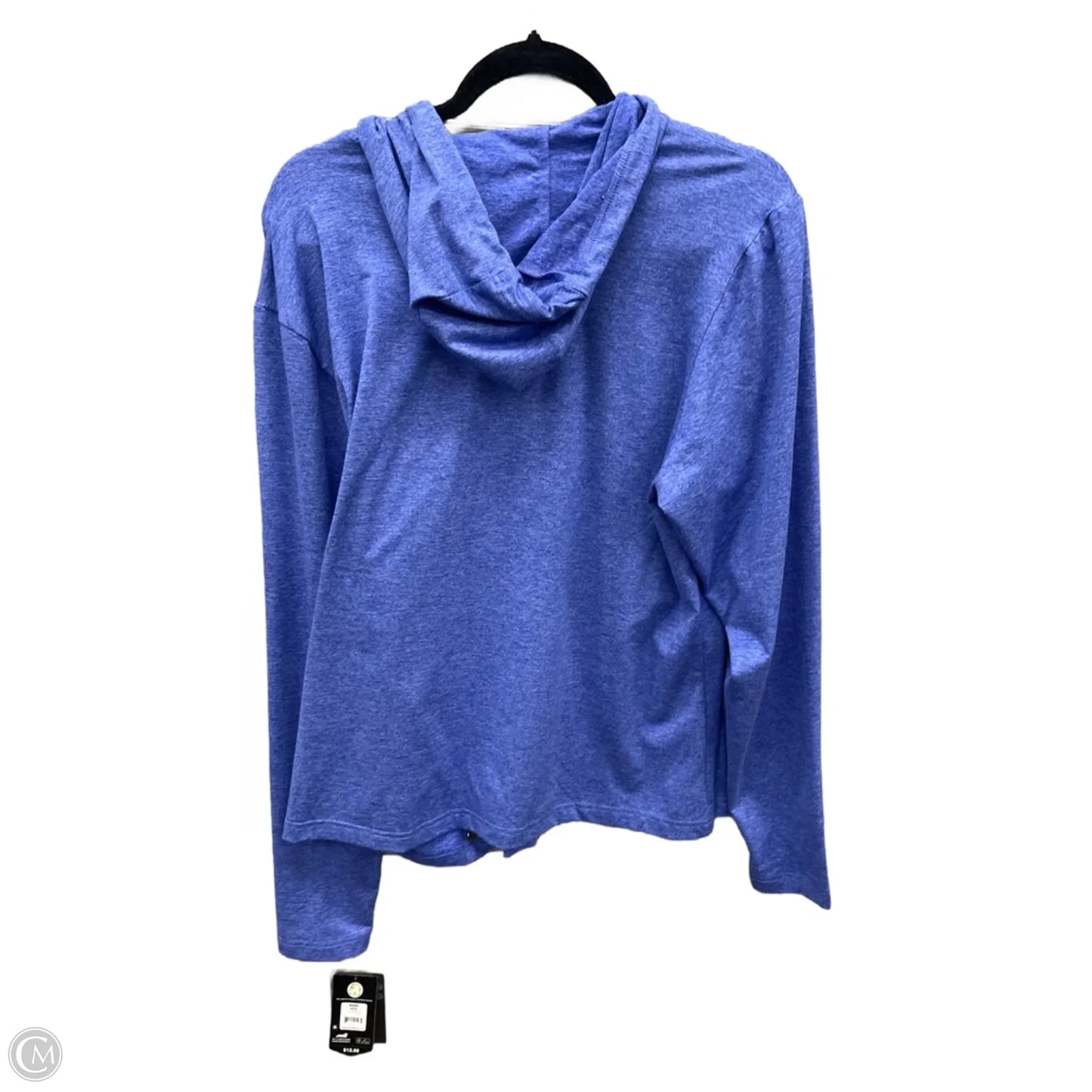 Athletic Top Long Sleeve Hoodie By Avia In Blue, Size: 3x