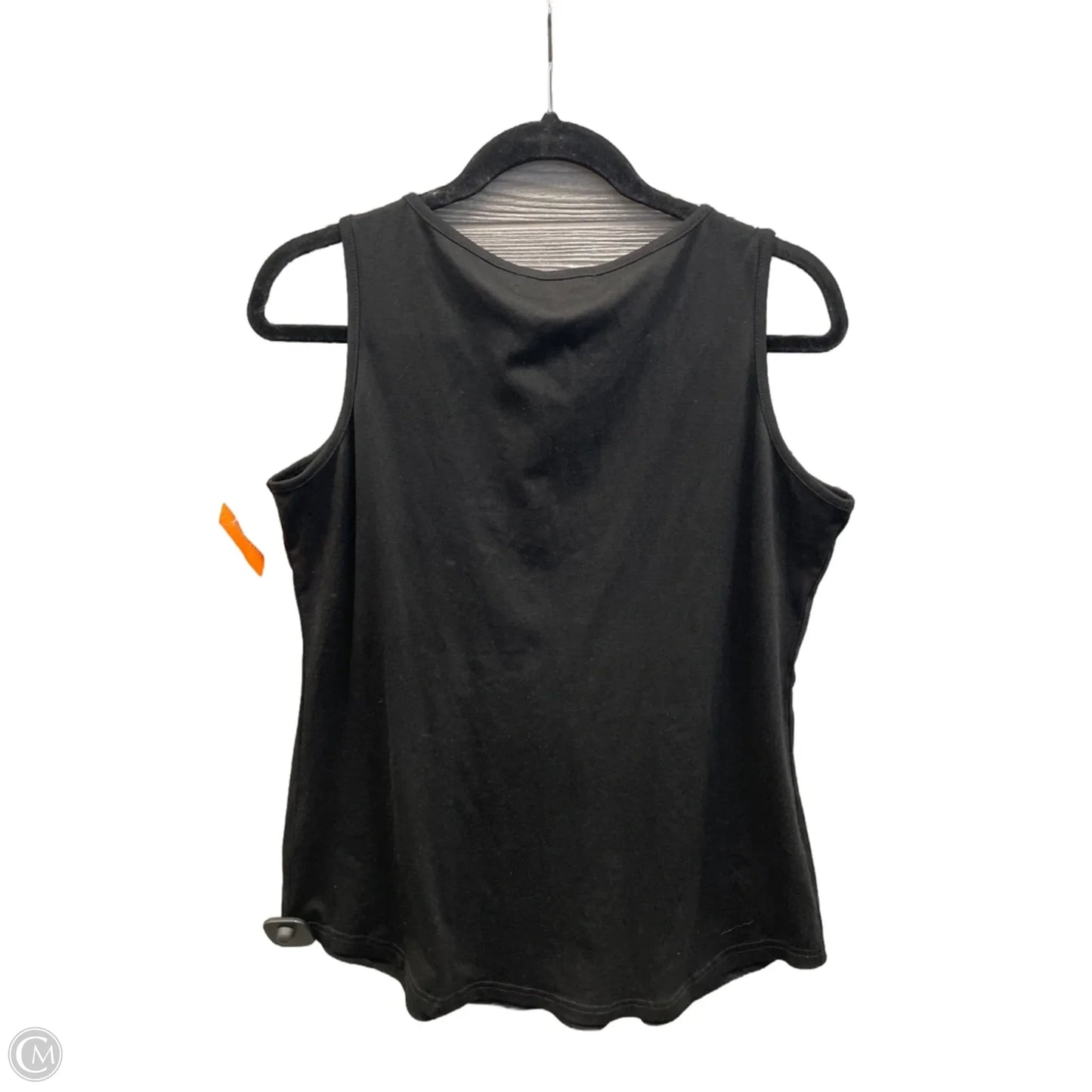 Top Sleeveless By Clothes Mentor In Black, Size: M
